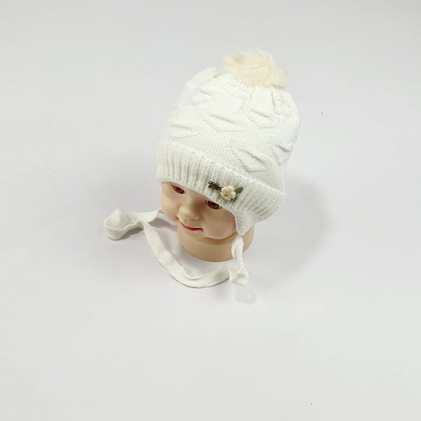 Шапка малютка арт.1010 (молочный)